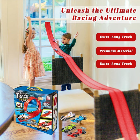 Christmas Surprise Gift: DIY Racetrack Racing Toy 🚗✨